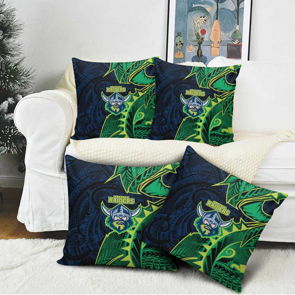 Canberra Raiders Pillow Cover Polynesian Tribal Tattoo Pacific Sport Art