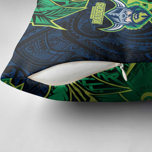 Canberra Raiders Pillow Cover Polynesian Tribal Tattoo Pacific Sport Art