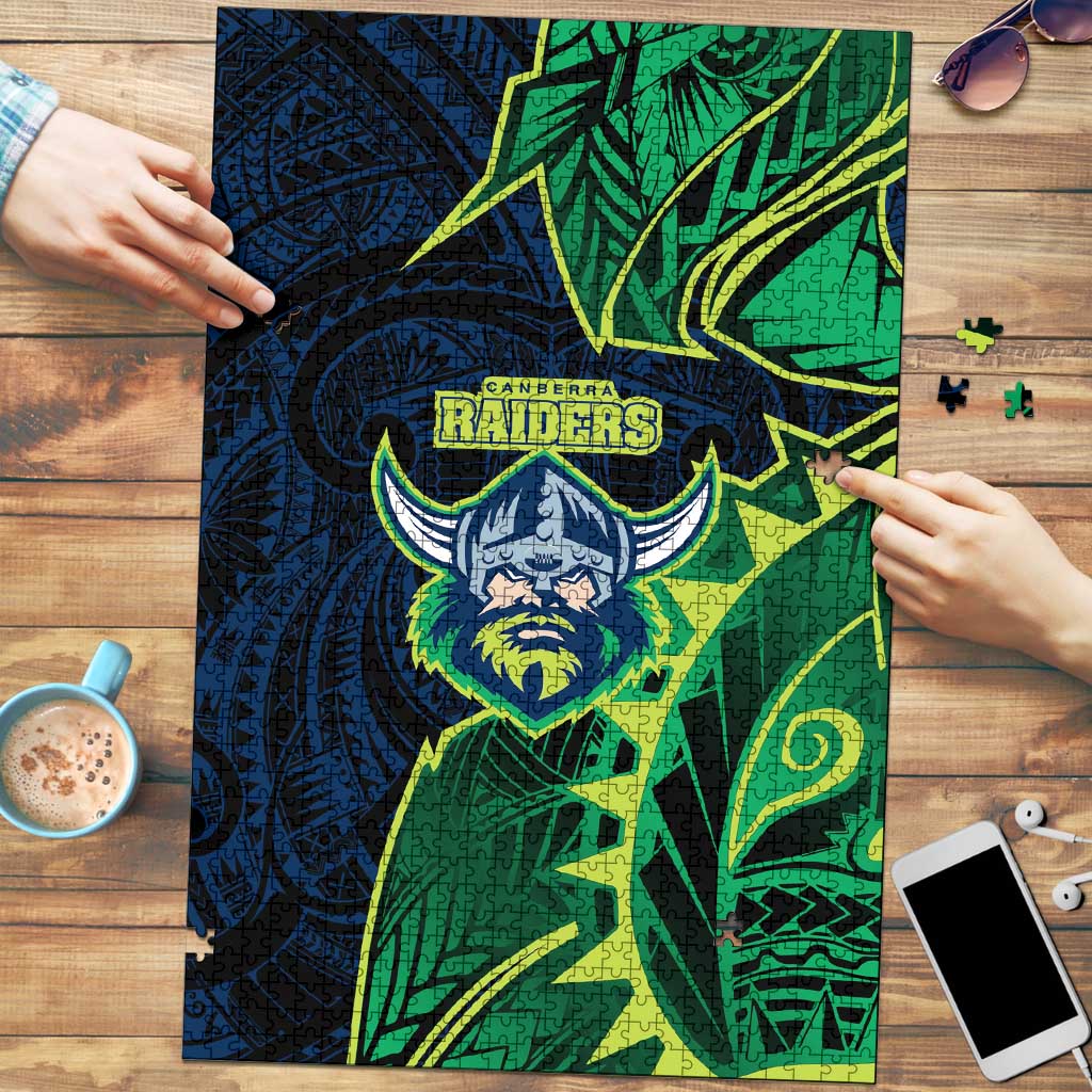 Canberra Raiders Puzzle Polynesian Tribal Tattoo Pacific Sport Art