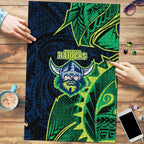 Canberra Raiders Puzzle Polynesian Tribal Tattoo Pacific Sport Art