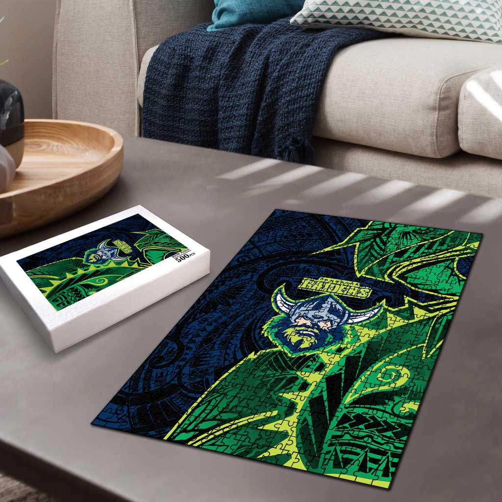Canberra Raiders Puzzle Polynesian Tribal Tattoo Pacific Sport Art