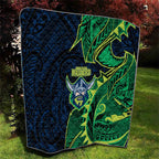 Canberra Raiders Quilt Polynesian Tribal Tattoo Pacific Sport Art