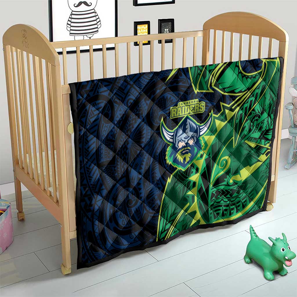 Canberra Raiders Quilt Polynesian Tribal Tattoo Pacific Sport Art