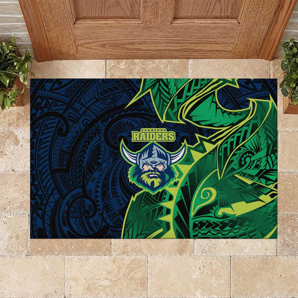 Canberra Raiders Rubber Doormat Polynesian Tribal Tattoo Pacific Sport Art
