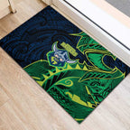Canberra Raiders Rubber Doormat Polynesian Tribal Tattoo Pacific Sport Art