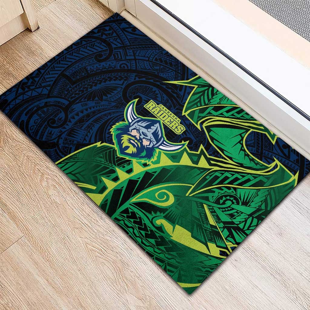 Canberra Raiders Rubber Doormat Polynesian Tribal Tattoo Pacific Sport Art