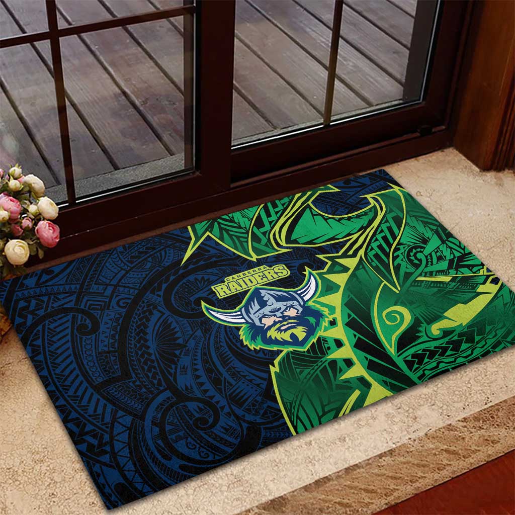 Canberra Raiders Rubber Doormat Polynesian Tribal Tattoo Pacific Sport Art
