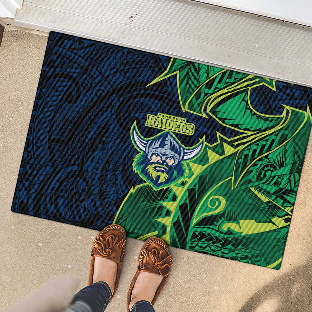 Canberra Raiders Rubber Doormat Polynesian Tribal Tattoo Pacific Sport Art
