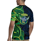 Canberra Raiders Rugby Jersey Polynesian Tribal Tattoo Pacific Sport Art