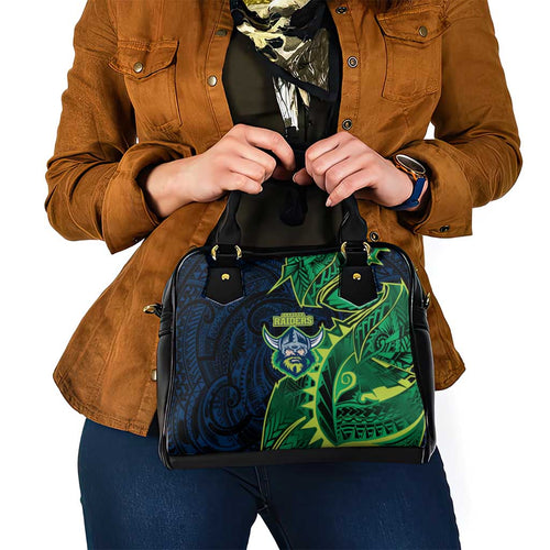 Canberra Raiders Shoulder Handbag Polynesian Tribal Tattoo Pacific Sport Art