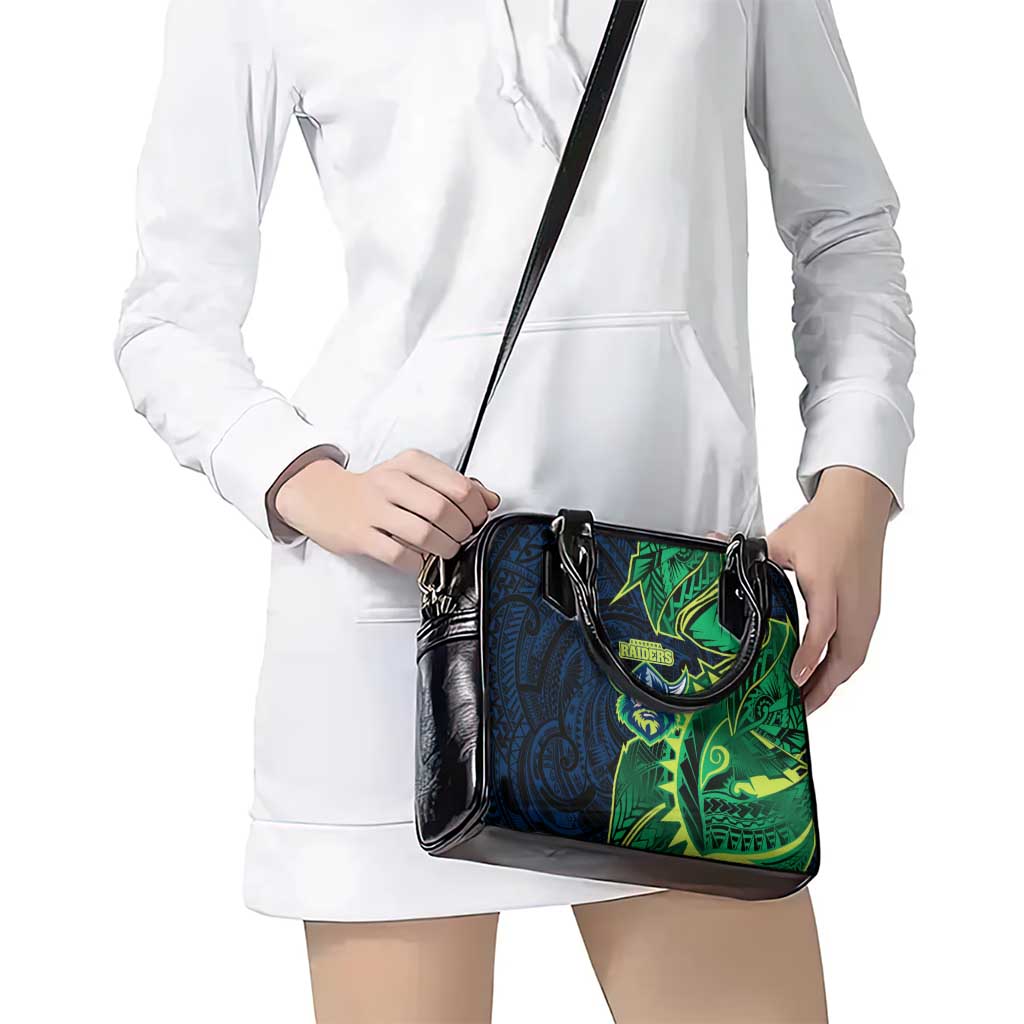 Canberra Raiders Shoulder Handbag Polynesian Tribal Tattoo Pacific Sport Art