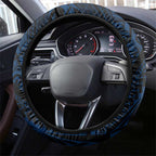 Canberra Raiders Steering Wheel Cover Polynesian Tribal Tattoo Pacific Sport Art