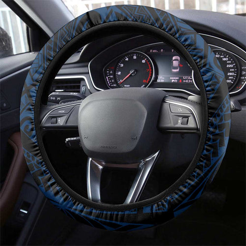 Canberra Raiders Steering Wheel Cover Polynesian Tribal Tattoo Pacific Sport Art