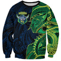 Canberra Raiders Sweatshirt Polynesian Tribal Tattoo Pacific Sport Art