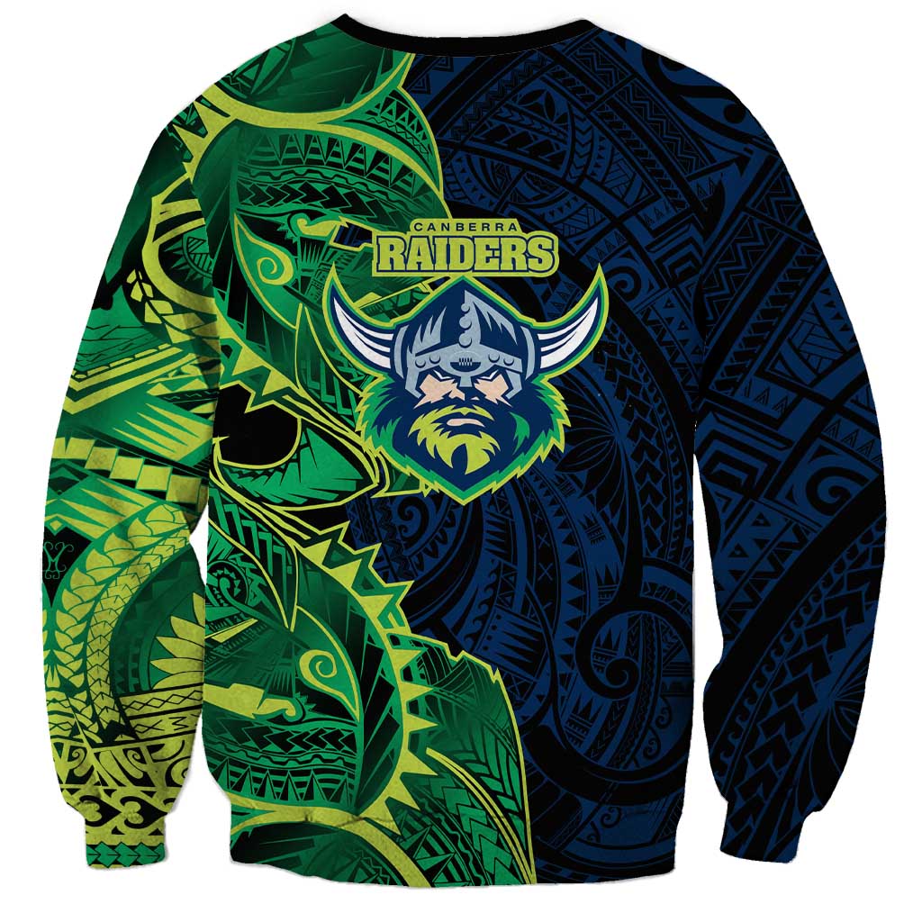 Canberra Raiders Sweatshirt Polynesian Tribal Tattoo Pacific Sport Art