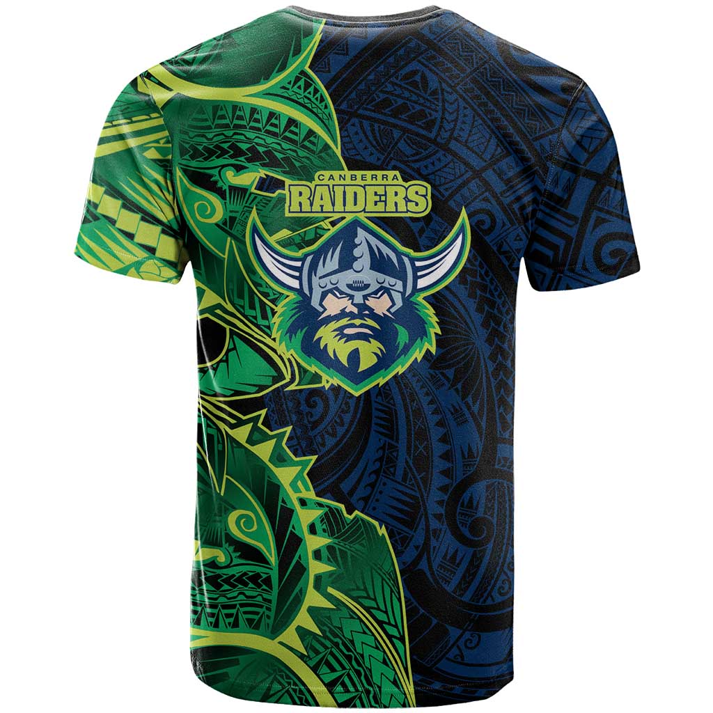 Canberra Raiders T Shirt Polynesian Tribal Tattoo Pacific Sport Art