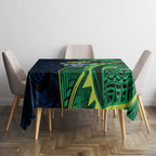 Canberra Raiders Tablecloth Polynesian Tribal Tattoo Pacific Sport Art