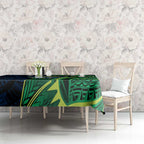 Canberra Raiders Tablecloth Polynesian Tribal Tattoo Pacific Sport Art