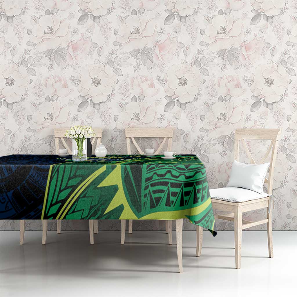 Canberra Raiders Tablecloth Polynesian Tribal Tattoo Pacific Sport Art