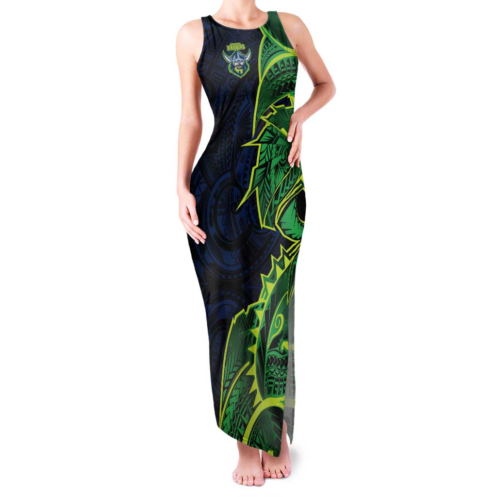 Canberra Raiders Tank Maxi Dress Polynesian Tribal Tattoo Pacific Sport Art