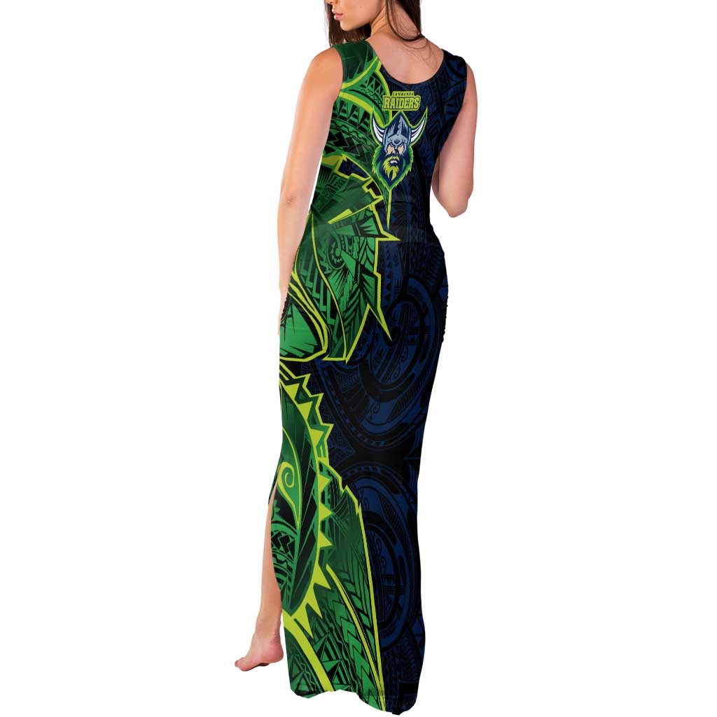 Canberra Raiders Tank Maxi Dress Polynesian Tribal Tattoo Pacific Sport Art