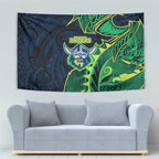 Canberra Raiders Tapestry Polynesian Tribal Tattoo Pacific Sport Art