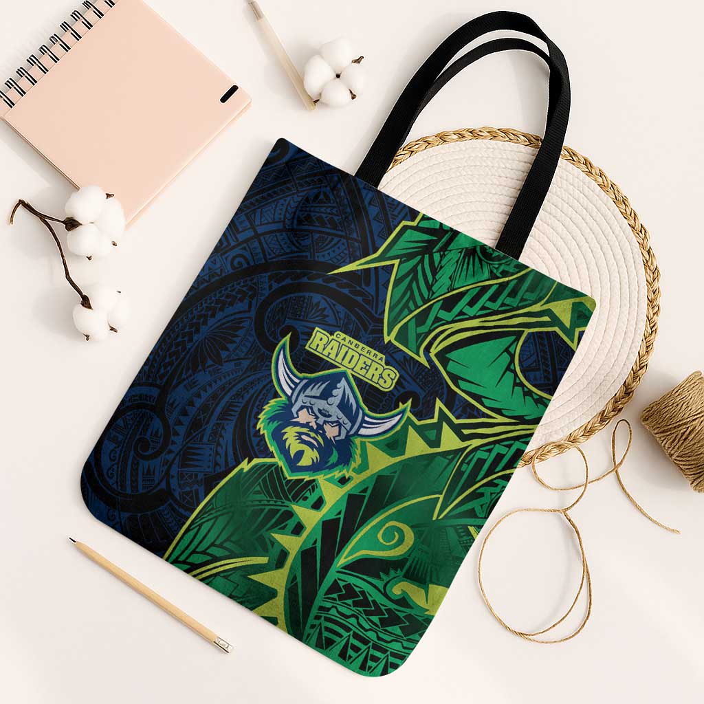 Canberra Raiders Tote Bag Polynesian Tribal Tattoo Pacific Sport Art
