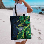 Canberra Raiders Tote Bag Polynesian Tribal Tattoo Pacific Sport Art