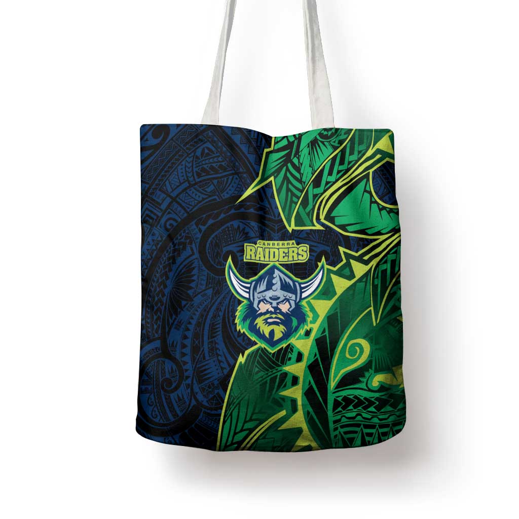 Canberra Raiders Tote Bag Polynesian Tribal Tattoo Pacific Sport Art