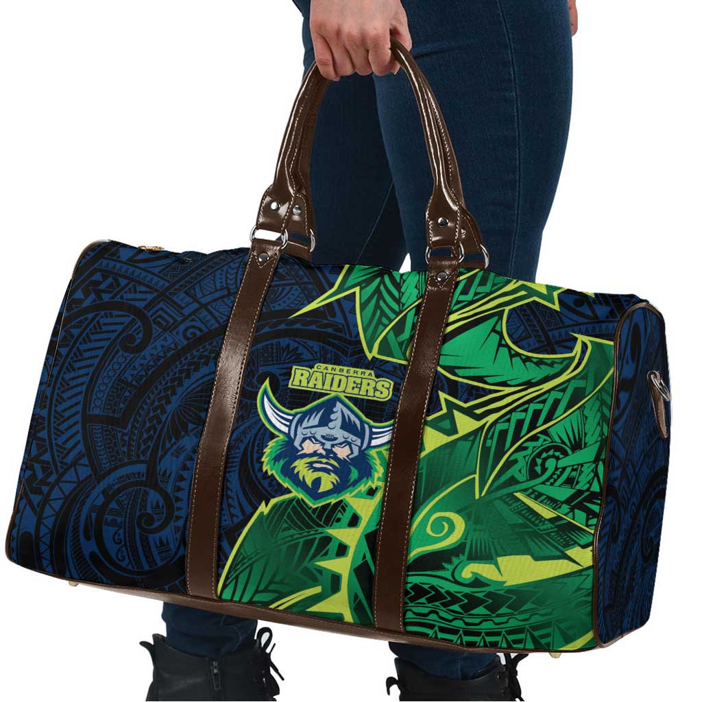 Canberra Raiders Travel Bag Polynesian Tribal Tattoo Pacific Sport Art
