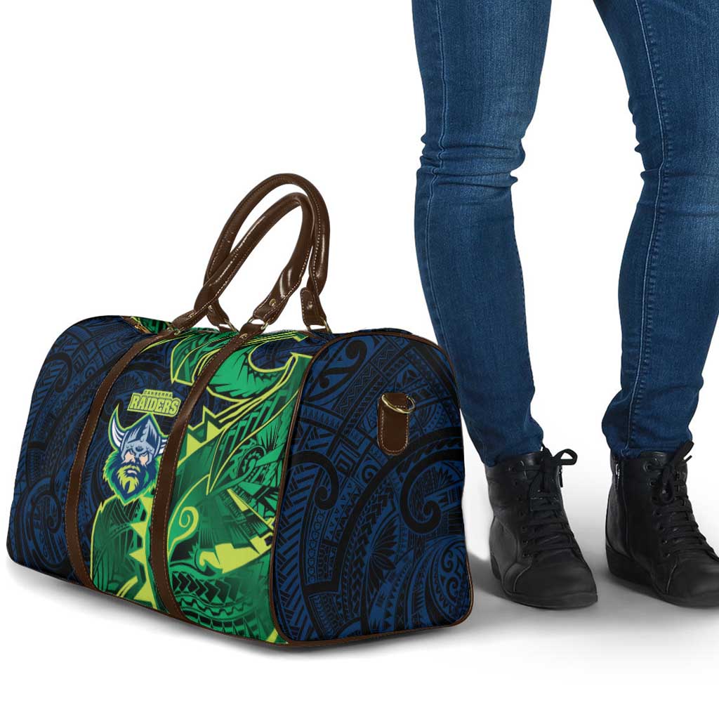 Canberra Raiders Travel Bag Polynesian Tribal Tattoo Pacific Sport Art