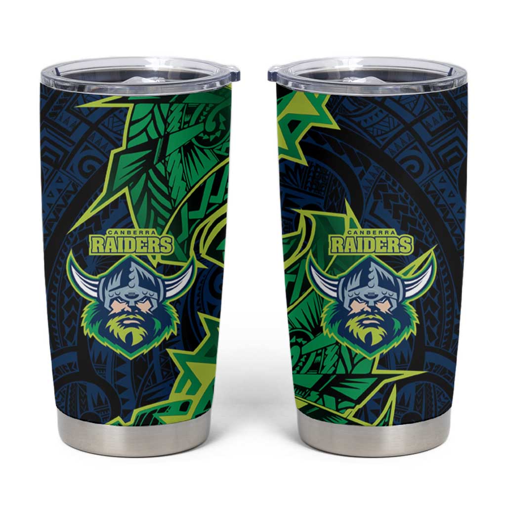 Canberra Raiders Tumbler Cup Polynesian Tribal Tattoo Pacific Sport Art