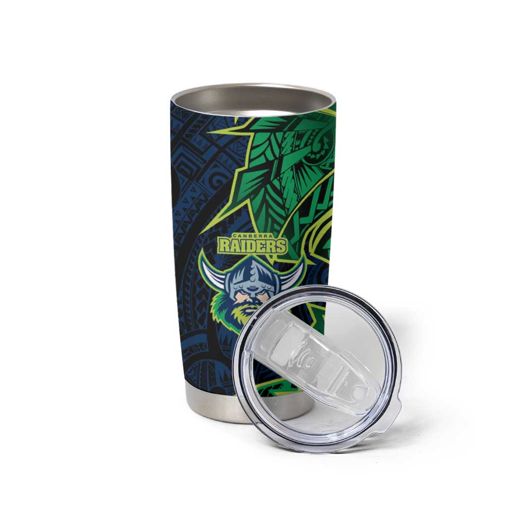 Canberra Raiders Tumbler Cup Polynesian Tribal Tattoo Pacific Sport Art