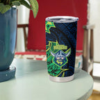 Canberra Raiders Tumbler Cup Polynesian Tribal Tattoo Pacific Sport Art