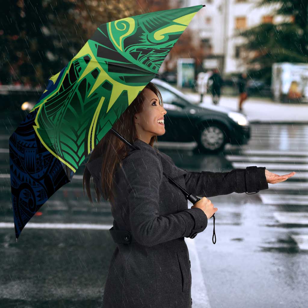 Canberra Raiders Umbrella Polynesian Tribal Tattoo Pacific Sport Art