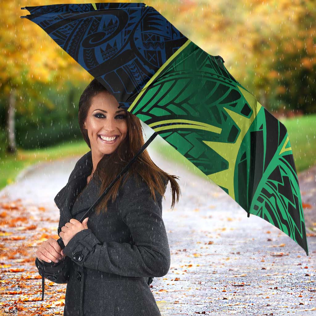 Canberra Raiders Umbrella Polynesian Tribal Tattoo Pacific Sport Art