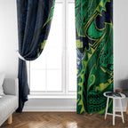 Canberra Raiders Window Curtain Polynesian Tribal Tattoo Pacific Sport Art