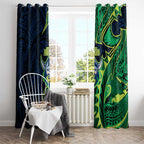 Canberra Raiders Window Curtain Polynesian Tribal Tattoo Pacific Sport Art
