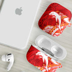 Dolphins AirPods Case Polynesian Tribal Tattoo Pacific Sport Art