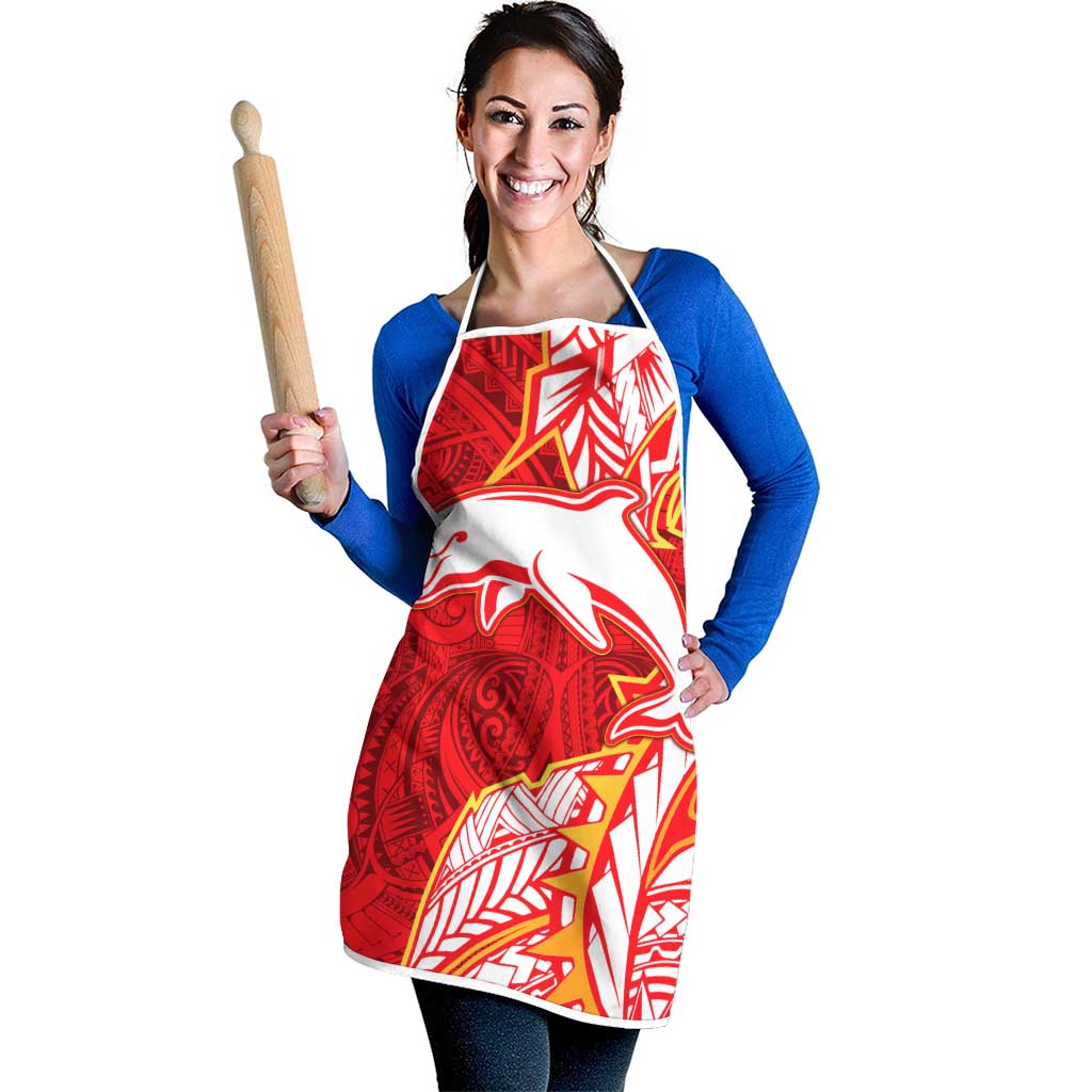 Dolphins Apron Polynesian Tribal Tattoo Pacific Sport Art