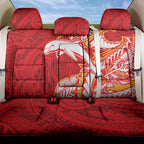 Dolphins Back Car Seat Cover Polynesian Tribal Tattoo Pacific Sport Art