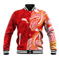 Dolphins Baseball Jacket Polynesian Tribal Tattoo Pacific Sport Art