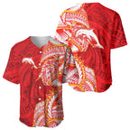 Dolphins Baseball Jersey Polynesian Tribal Tattoo Pacific Sport Art