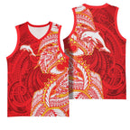 Dolphins Basketball Jersey Polynesian Tribal Tattoo Pacific Sport Art