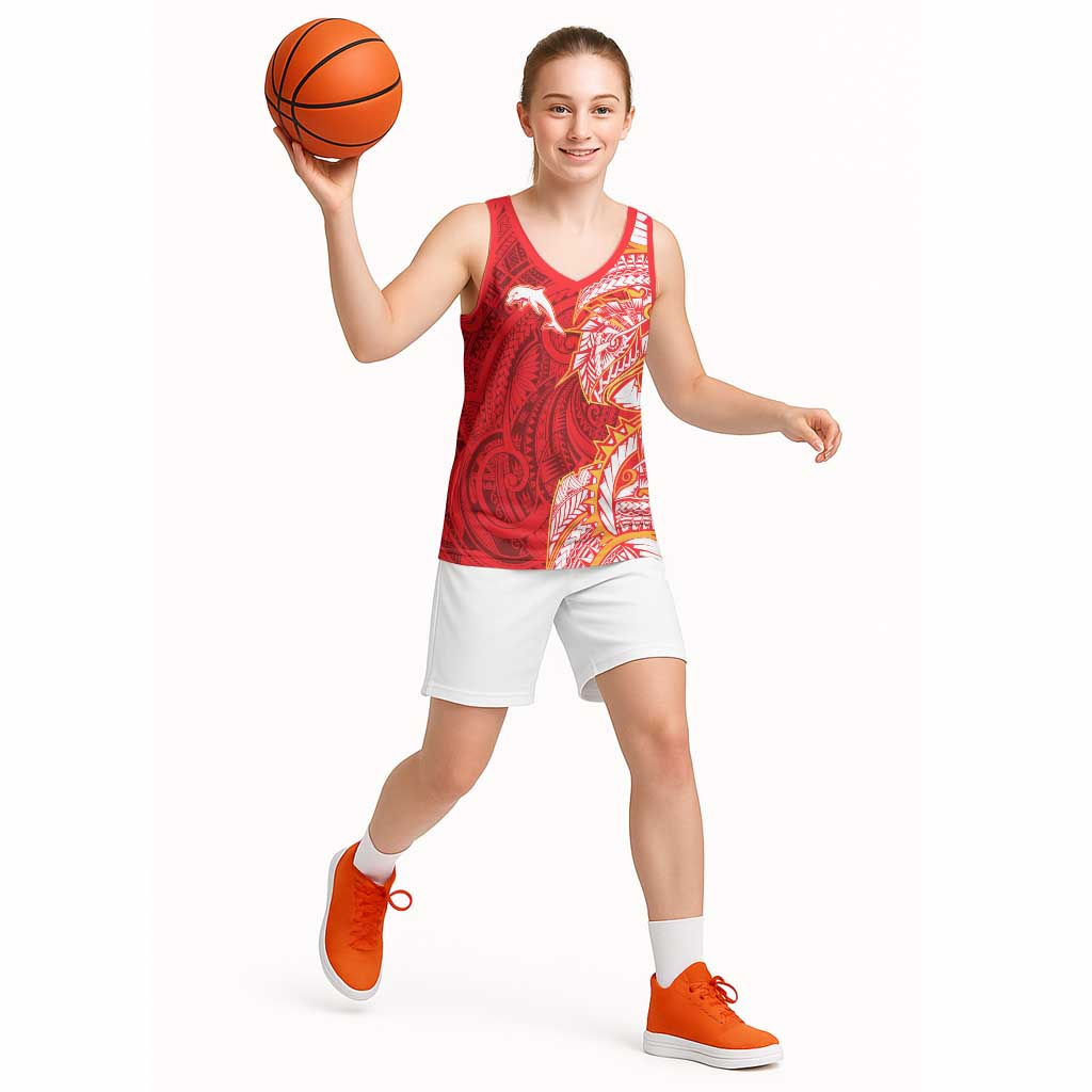Dolphins Basketball Jersey Polynesian Tribal Tattoo Pacific Sport Art