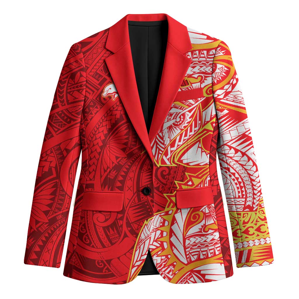 Dolphins Blazer Polynesian Tribal Tattoo Pacific Sport Art