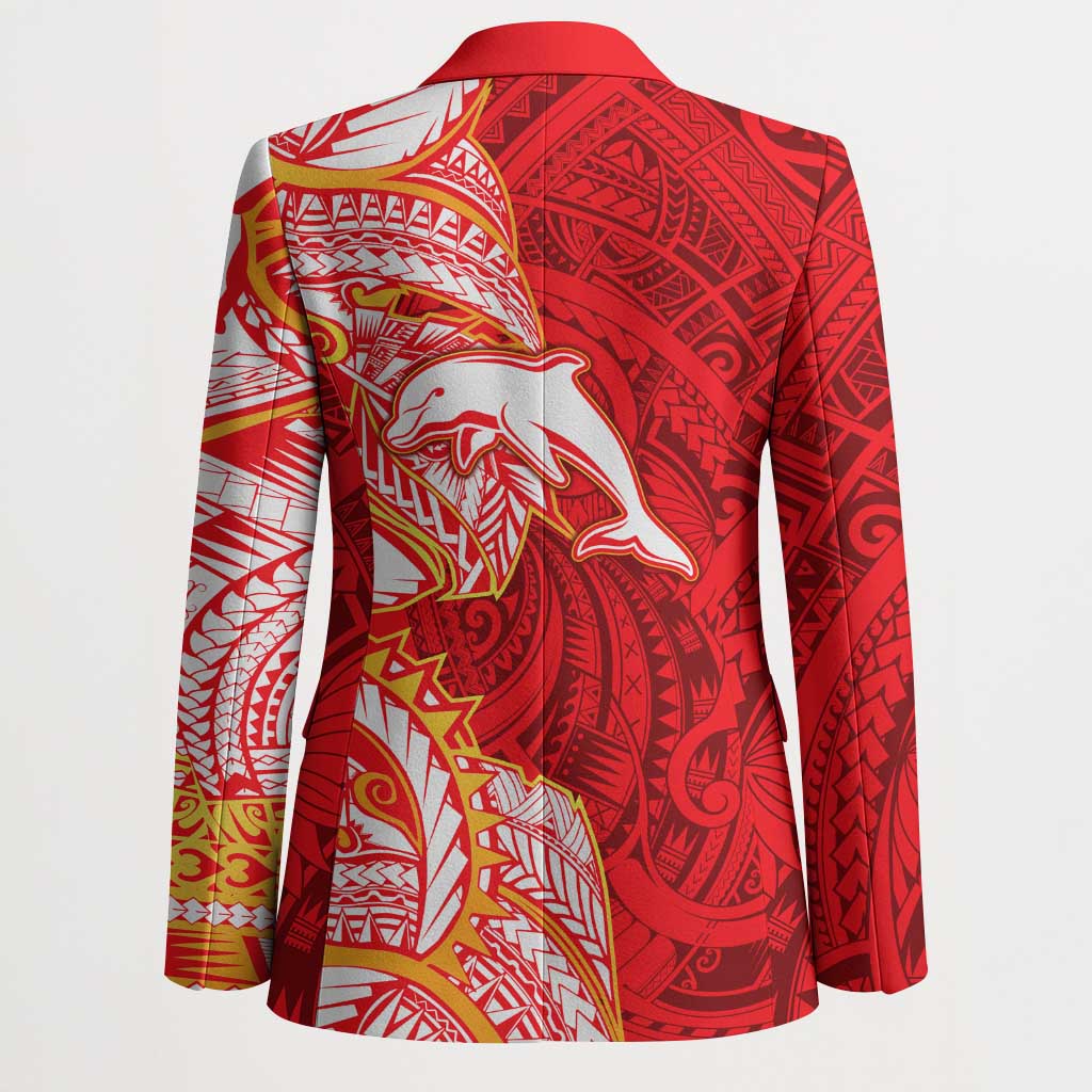 Dolphins Blazer Polynesian Tribal Tattoo Pacific Sport Art