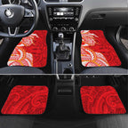 Dolphins Car Mats Polynesian Tribal Tattoo Pacific Sport Art