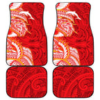 Dolphins Car Mats Polynesian Tribal Tattoo Pacific Sport Art
