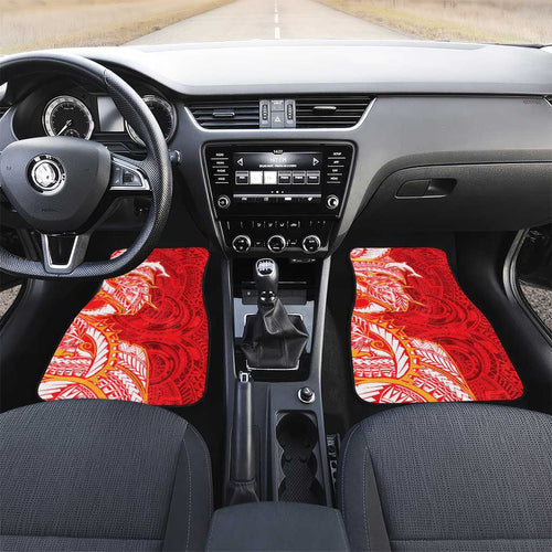 Dolphins Car Mats Polynesian Tribal Tattoo Pacific Sport Art